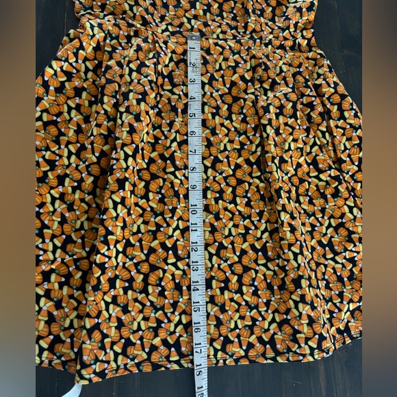 Halloween Candy Corn dress with pockets! OOAK M - Picture 5 of 7